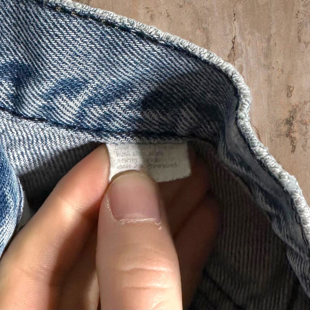 True Vintage 70s Levis Jeans 30x32 Regular Fit Tapered Leg Light Wash Denim - Picture 5 of 6